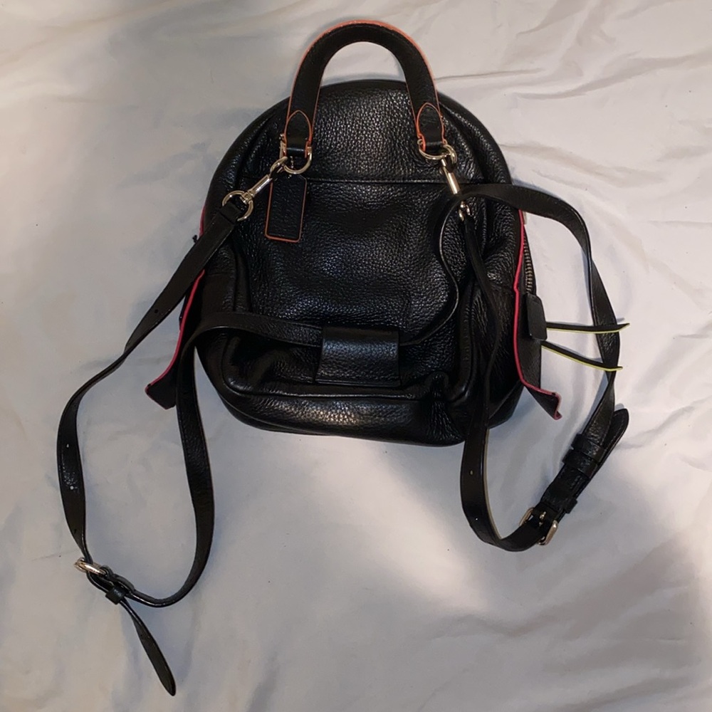 Coach Andi Backpack Black Multi - image 2